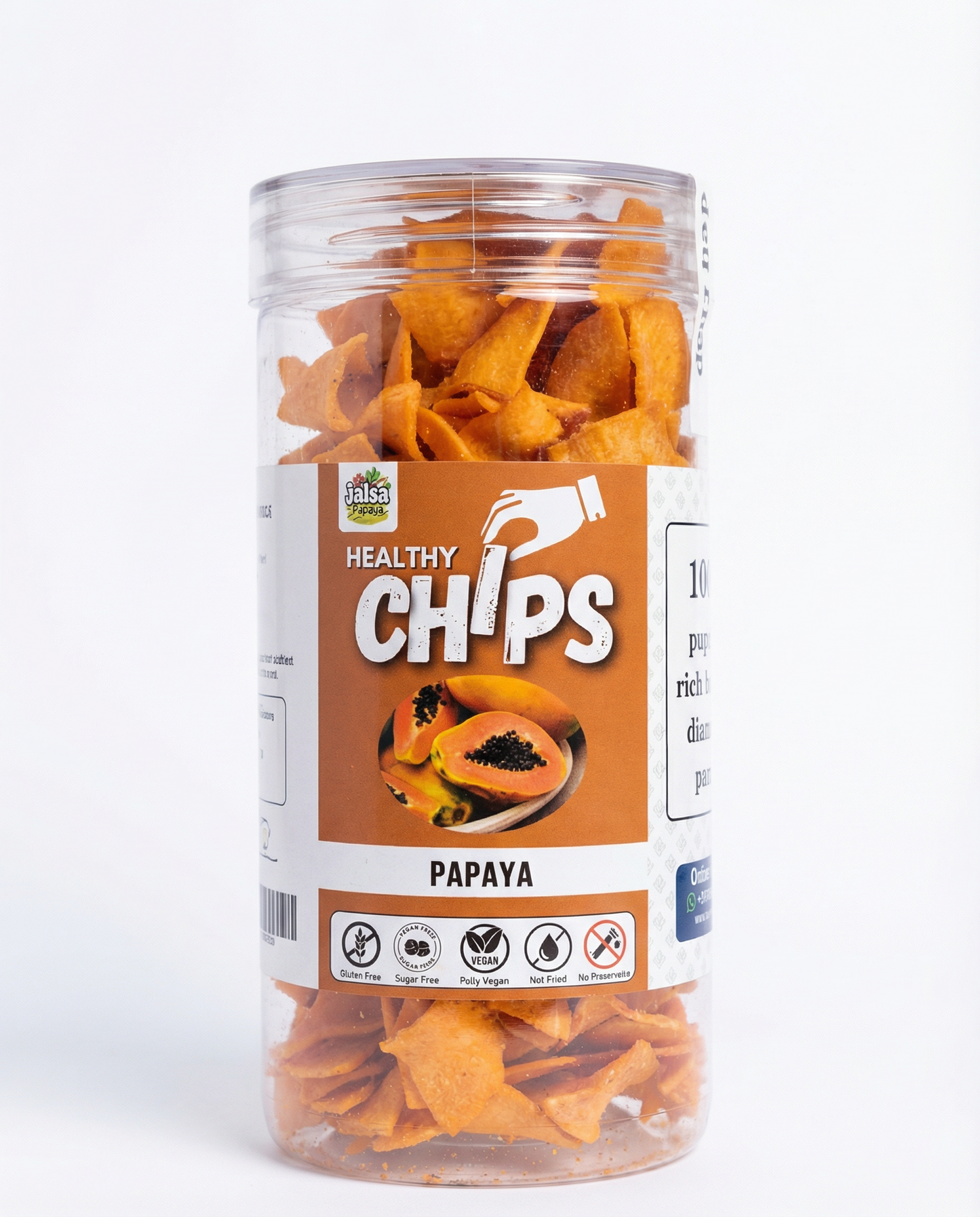 Roasted Healthy Papaya Chips