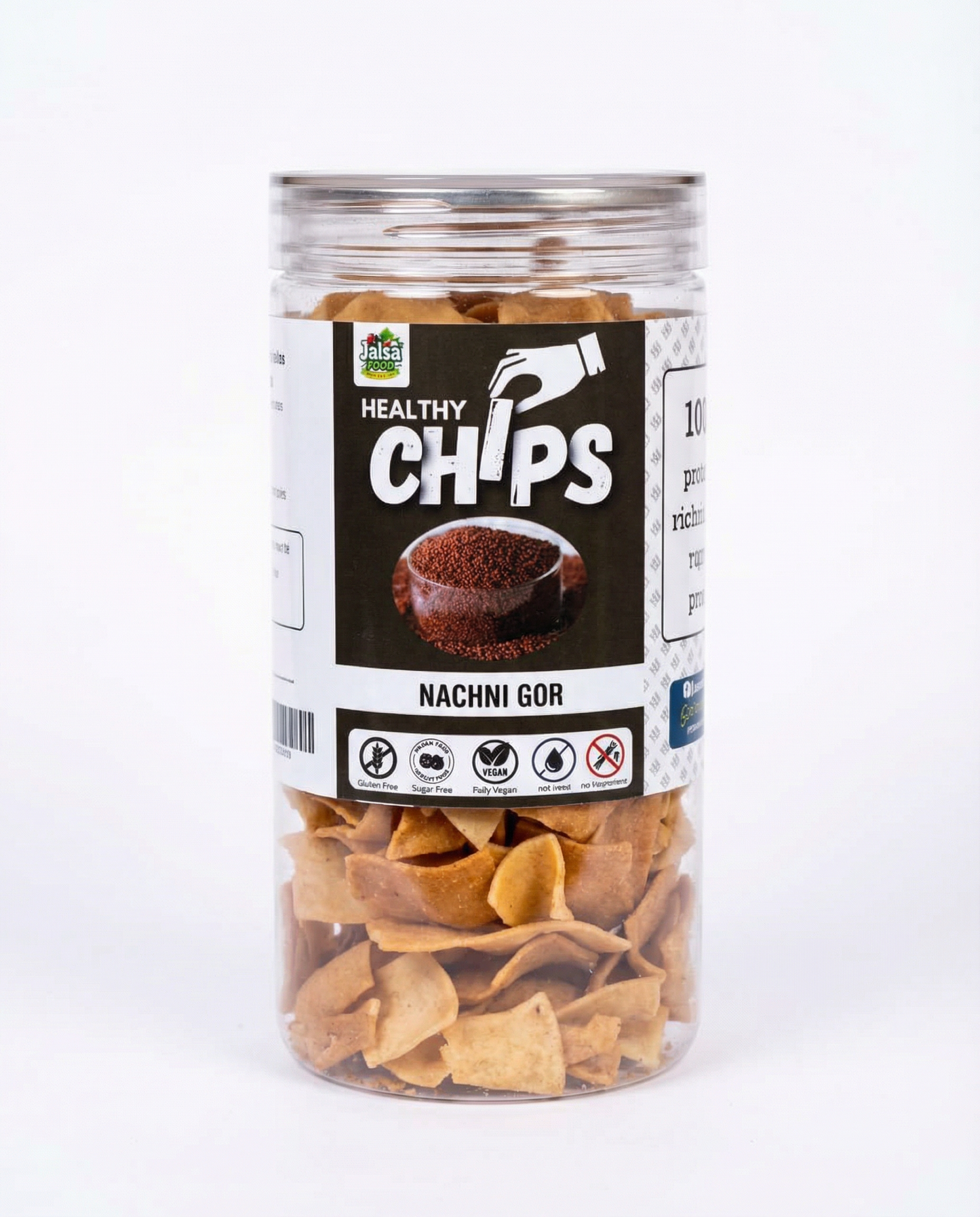 Roasted Healthy Nachani Gor (Jaggery) Chips
