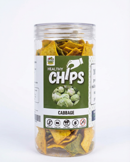 Roasted Healthy Cabbage Chips