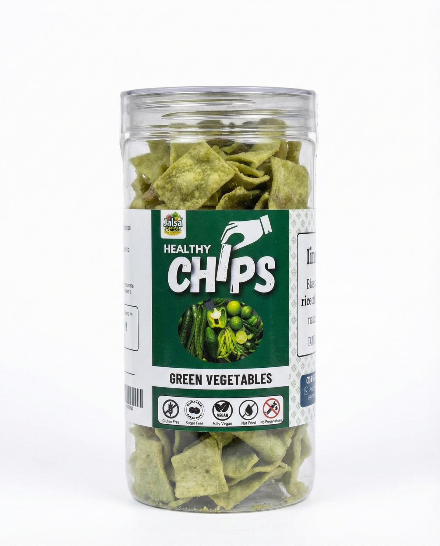 Roasted Healthy Green Vegetable Chips