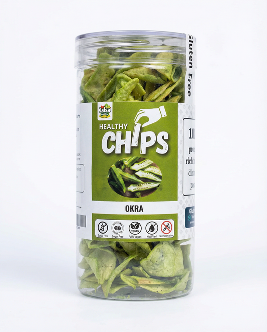 Roasted Healthy Okra Chips